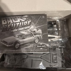 Polar Lights Back To The Future Time Machine Model Kit Sealed Parts