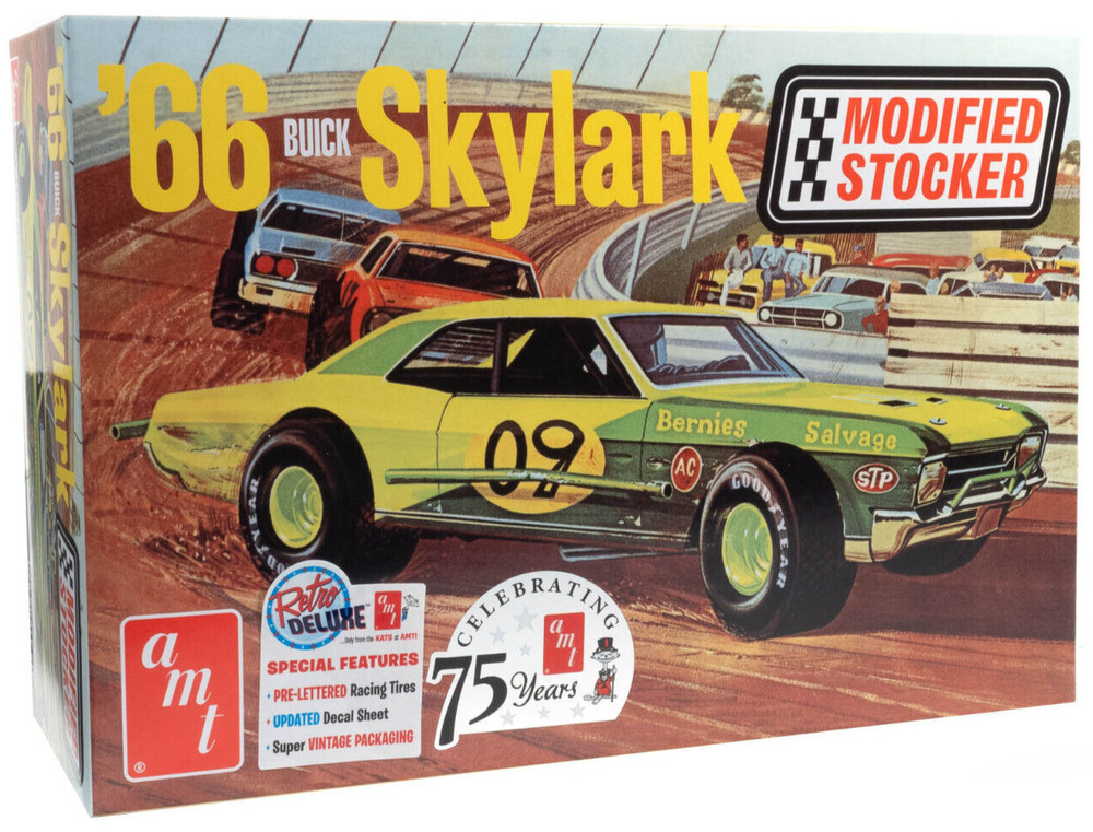 AMT 1966 Buick Skylark Modified Stocker 1:25 Scale Plastic Model Car Kit 1398