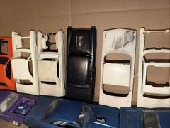 Lot Of 37 Vintage Junkyard Model Parts & Bodies Chargers ‘57 Chevy Impala Monte