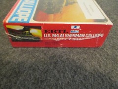 NOS MODEL KITS ERTL US M4-A1 SHERMAN CALLIOPE + REVELL USS IOWA BATTLESHIP LOT-2