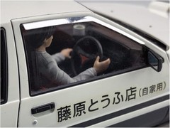 Aoshima 1/25 Initial D No.14 Takumi Fujiwara AE86 Trueno Plastic Model Kit