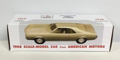 New 1968 AMC Javelin Loredo Tan Metallic Promo Model REPLICA BOX ONLY..NO CAR