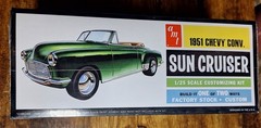 1951 Chevy Convertible SUN CRUISER – AMT Model Kit 1/25 Sealed Box