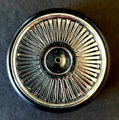 HOPPIN HYDROS 1/24-1/18 SUPER SPOKES OCTO Cap LOWRIDER Rim Tire Chrome OCTOS!