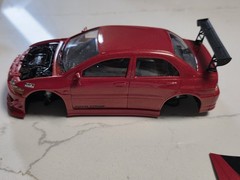 AMT 2005 Mitsubishi Lancer Tokyo Drift Fast and the Furious 1/25 Incomplete READ