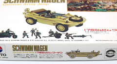 Nitto Schwimm Wagen WW II German Army Model 1/76 Scale Kit #448-250 Open Box