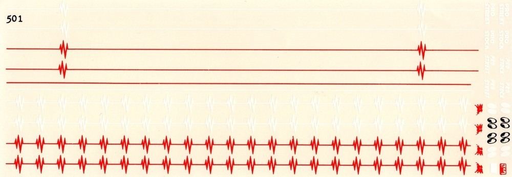 Fred Cady 501 1980’s GM Heartbeat decal 1:24th or 1:25 Scale