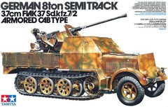 Tamiya 35144 1/35 Model Kit German 8Ton Semi/Half-Track 3.7cm Flak 37 Sd.Kfz.7/2