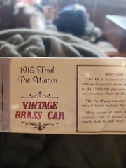 SEALED VINTAGE NOS PYRO VINTAGE BRASS CAR 1967, 1915 FORD PIE WAGON MODEL KIT