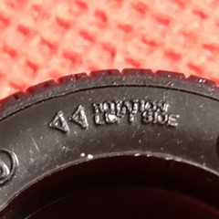 Goodyear ZR40 Tires 1934 Ford Pickup 1:25 Scale Model Car Part Lindberg
