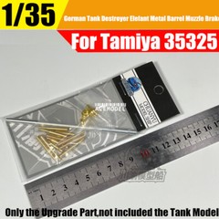 1/35 German Elefant Tank Destroyer Metal Gun Barrel+Shells Kits for Tamiya 35325