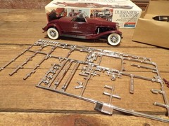 Vintage Monogram The Classic DUESENBERG SJ ROADSTER – JUNKYARD PARTS!