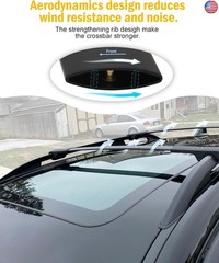 EZREXPM Cross Bars Roof Rack Fit for Chevrolet Chevy Equinox 2018-2024 Luggage