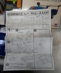 Mitsuwa Model Renault Alpine A44 1 /28 Scare Racing Car Plastic Model Kit Vintag