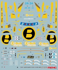 GSI Creos Mont Model 1/24 R8 LMS GT3 EVO II B-Quik Absolute Racing Plastic Model
