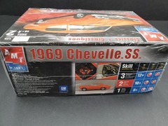 🔥😎1969 CHEVROLET CHEVELLE SS MODEL KIT AMT ERTL 1/25 SCALE Kit # 31792-1HD🔥😎