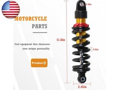 Replacement for shock absorber with 270mm mounting hole spacing, fits central