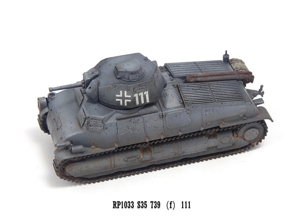 S-Model 1/72 German S35 739F 22nd Armored Division 204th Armored Regiment RP1033