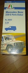 MERCEDES-BENZ 230 G PARIS-DAKAR MODEL KIT ORIGINAL FACTORY SEALED 1:24 ITALERI