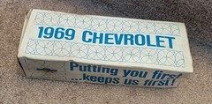 D5 AMT MPC 1969 Chevy Camaro Coupe Hardtop SS Super Sport PROMO CAR vintage McM