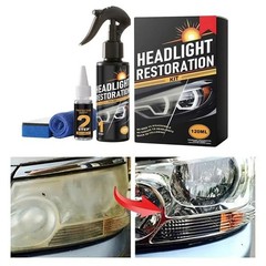 Toretark Headlight Restoration Kit – No-Sanding, Restore Yellowed, Foggy Headlig