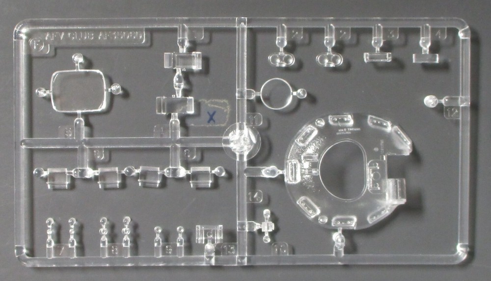 AFV Club 1/35th Scale M60A2 Starship – Parts Tree F from Kit No. AF35230