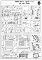 ACE 72590 COE (CabOverEngine) heavy truck m.1939 Plastic model kit 1/72