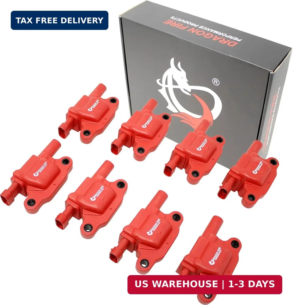 DRAGON FIRE PERFORMANCE Ignition Coil Power Pack Set Compatible with Chevy Ca…