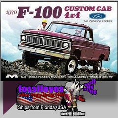 MOEBIUS MODELS 1230 1/25 1970 FORD F-100 CUSTOM CAB 4X4 PLASTIC MODEL KIT