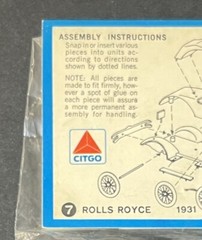 Citgo Classic Car Collection 1931 Rolls Royce (Sealed in Package)