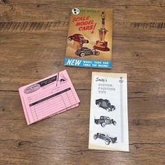 1961 Vintage Auto World Catalog, Scale Model Cars, RARE ORDER FORM PAINT GUIDE