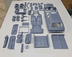 ABS-LIKE RESIN 3D PRINTED 1/25 1973 OLDSMOBILE VISTA CRUISER STATION WAGON KIT