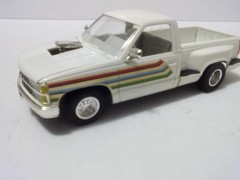 Vintage Pro street Chevy pickup built model car