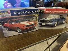 Revell 1969 Z-28 Camero RS Model 2 Complete Kits. New In Box