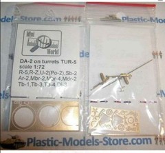 Mini World 7201 – 1/72 – Da-2 Degtyarev Twin Machine Gun On Turret Tur-5