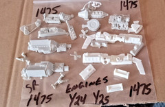 Great Parts of Misc. Engine Parts only 1/24/25 scale parts only Package # 1475
