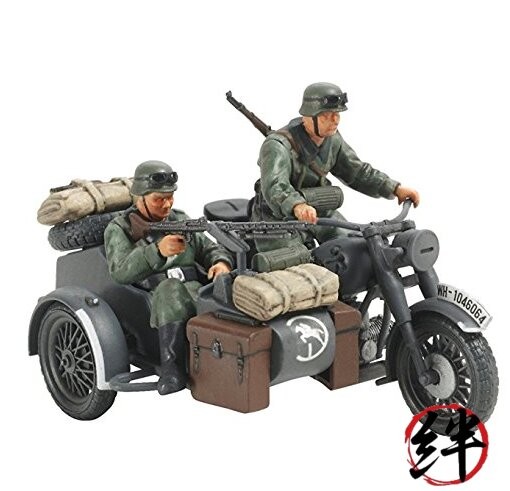 Tamiya 1/48 Military Miniature No. 78 German Army Sidecar Plastic Model 32578