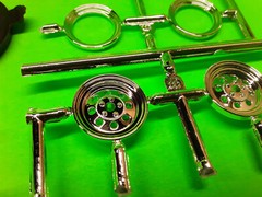 Centerline Rims Frontrunner Drag Slicks 57 Chevy Bel Air 1/24 Mongoose Funny Car