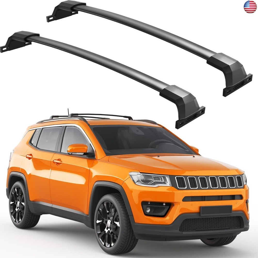 TideFree Roof Rack Cross Bars 220lbs Compatible with Jeep Compass