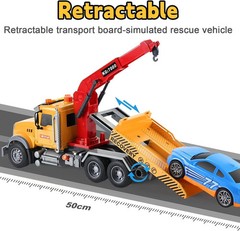 SASBSC Tow Truck Toys for 3 4 5 6 7 Year Old Boys Big Construction Toy for…
