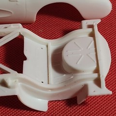 Body Shell & Frame 1960 Chevy Corvette 1:25 Scale Model Car Part MPC