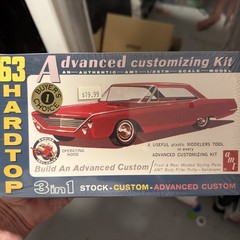 AMT 1963 Ford 500XL Hardtop Advanced Customizing Kit 38453 – NIB Factory Sealed!
