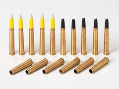 Tamiya 1/35 SCALE TIGER I BRASS 88mm PROJECTILES (KwK36/L56/FLAK36/37) Kit 35189