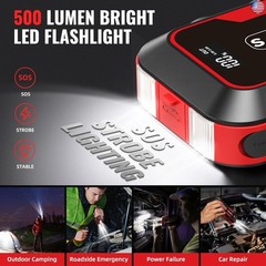 S ZEVZO ET03 Car Jump Starter 4000A Jump Starter Battery Pack for Up to 8.0L