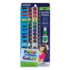 ArtSkills Premium Acrylic Paints, Arts and Crafts Supplies, Assorted Colors,