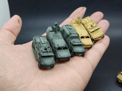 1/144 3D Print Painted Model Multi-Functional Armored Vehicle