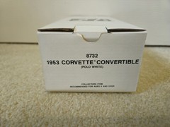 DEALER PROMO 1953 CORVETTE CONVERTIBLE POLO WHITE 8732 AMT ERTL “NEW IN THE BOX”