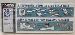AMT ’65 Ford Galaxie 500XL Model Racing Car 3-in-1 Kit #723/12 Sealed Parts