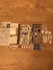 AMT 1960 3 In 1 Custom Vintage Model Build Kit Appears Complete