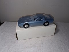 Vintage 1985 Corvette Dealer Promo Model Car 1/25 America’s Cup Sticker Lt. Blue